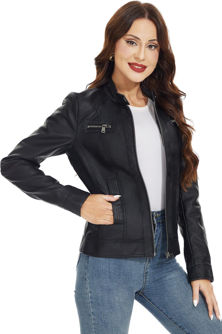 Fahsyee Leather Shacket