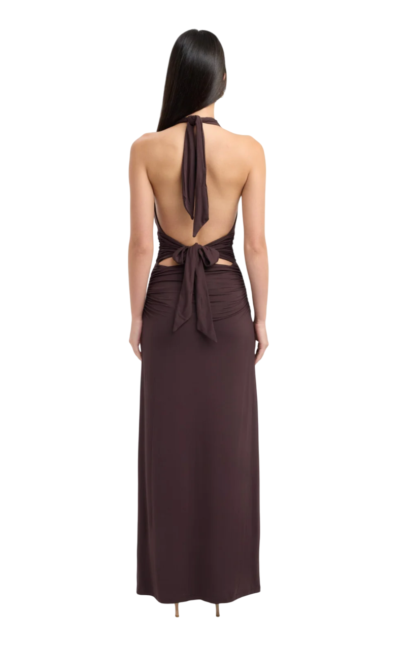 Verena Luxe Halter Gown