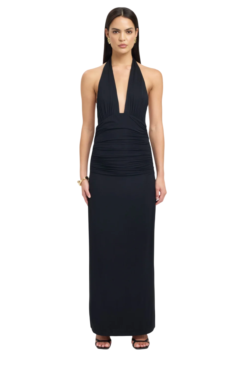 Verena Luxe Halter Gown