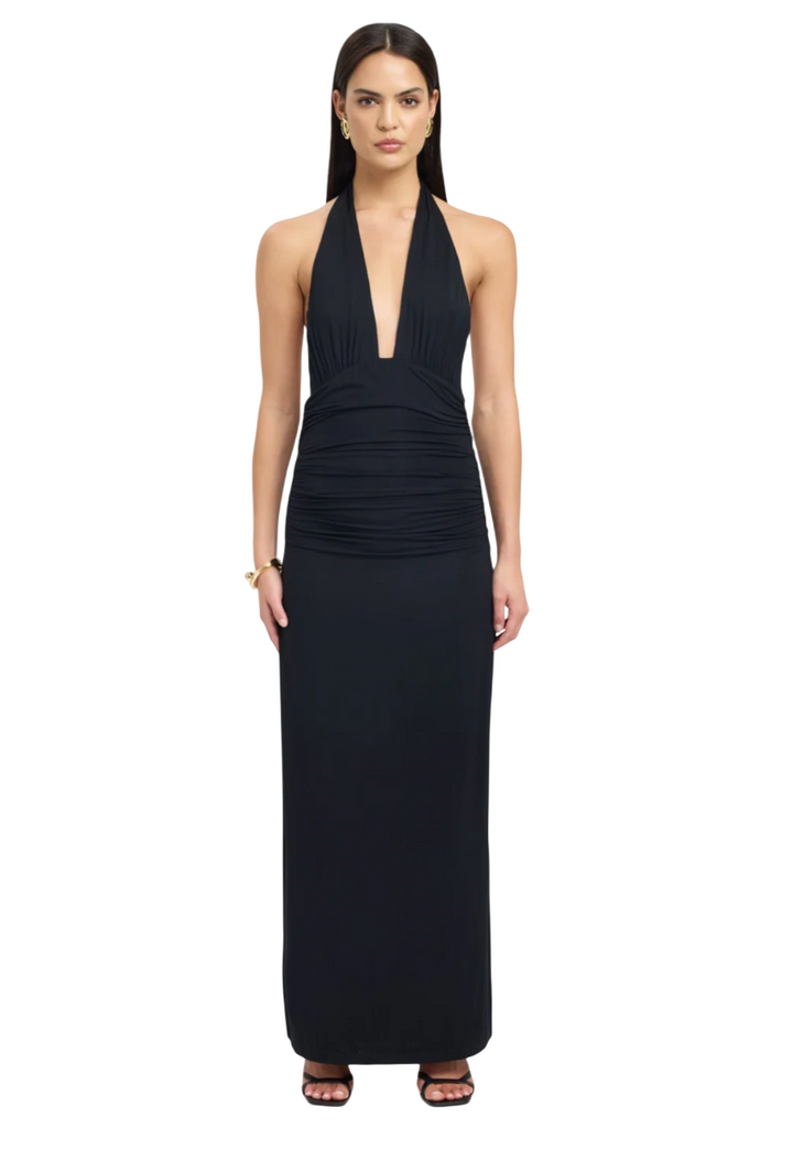 Verena Luxe Halter Gown