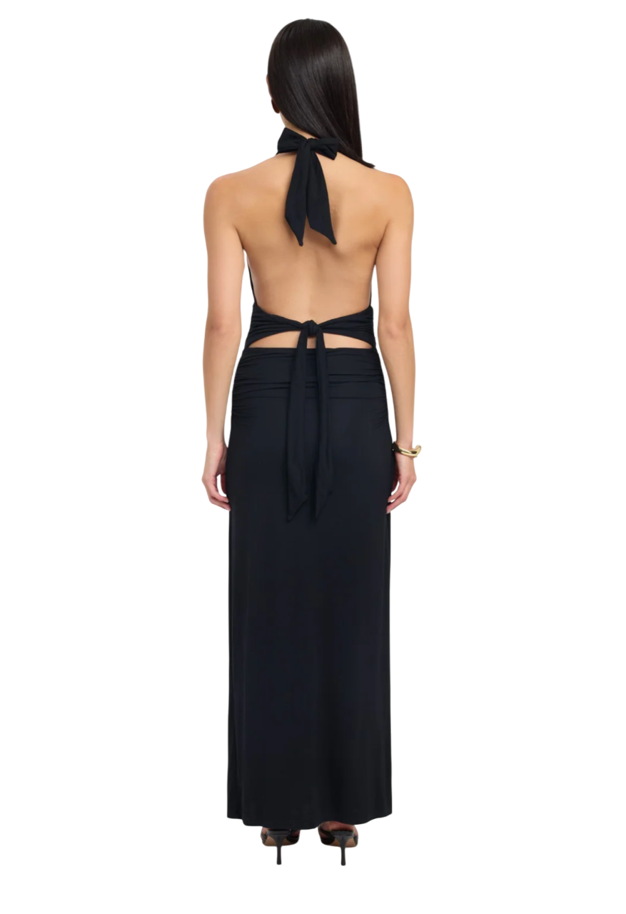 Verena Luxe Halter Gown