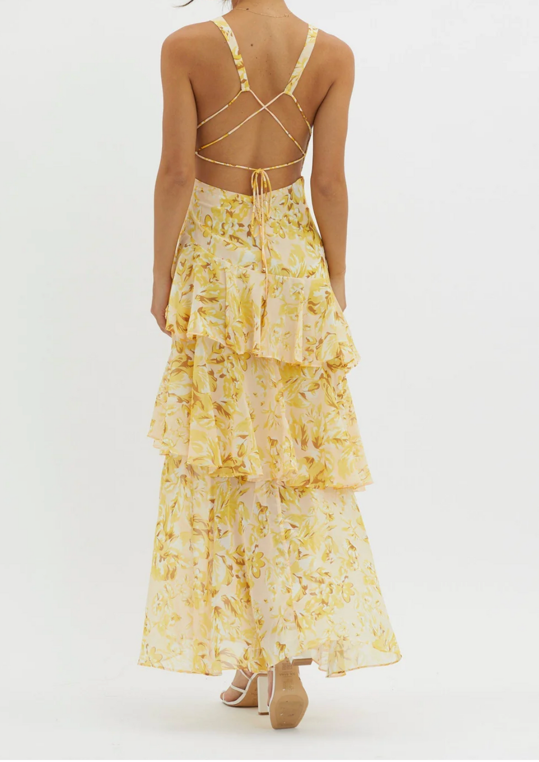 Sunset Bloom Maxi Dress