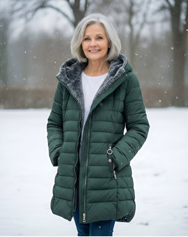 Donna Fleece-Lined Puffer Coat