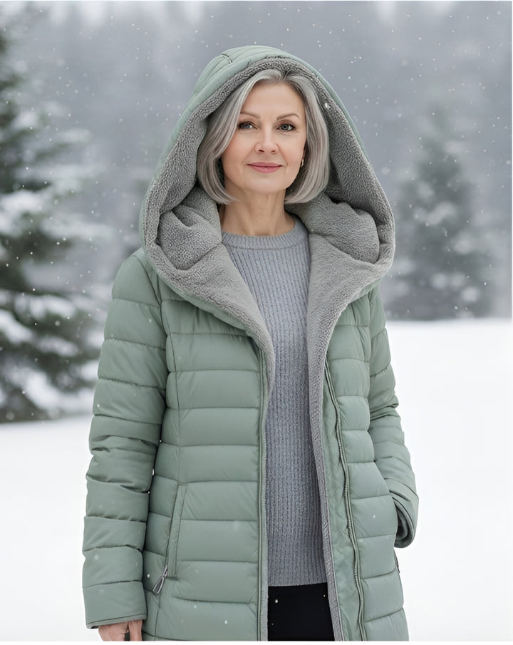 Donna Fleece-Lined Puffer Coat