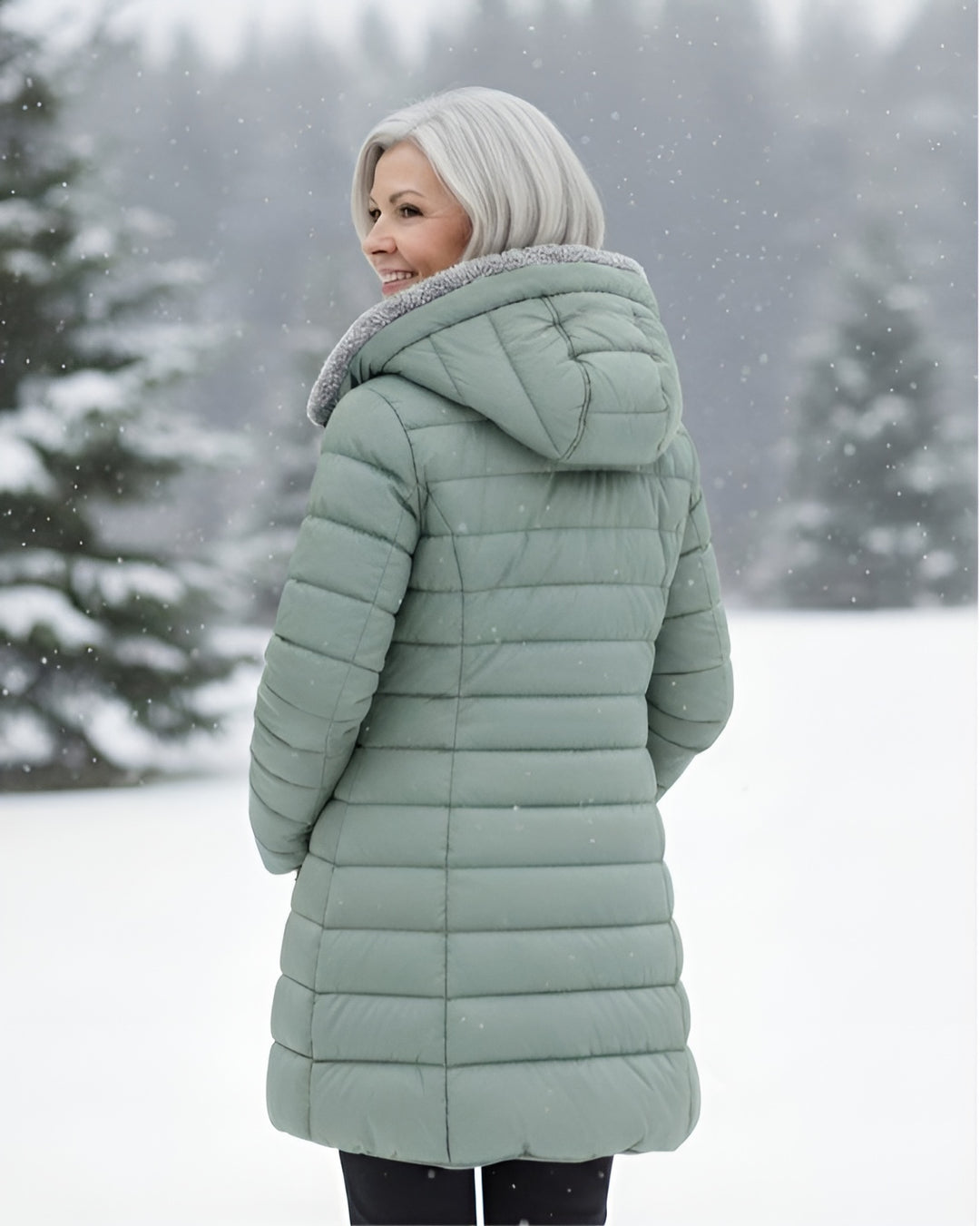 Donna Fleece-Lined Puffer Coat