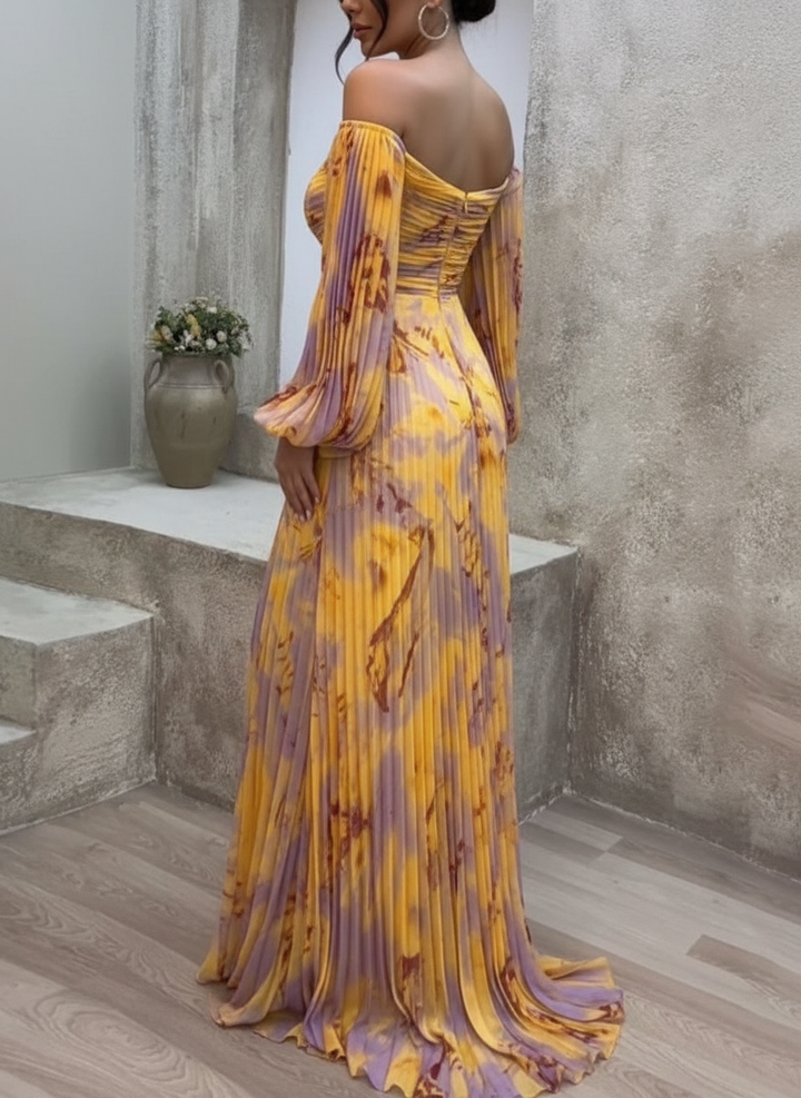 Kristine | Elegant dress with a V-neckline
