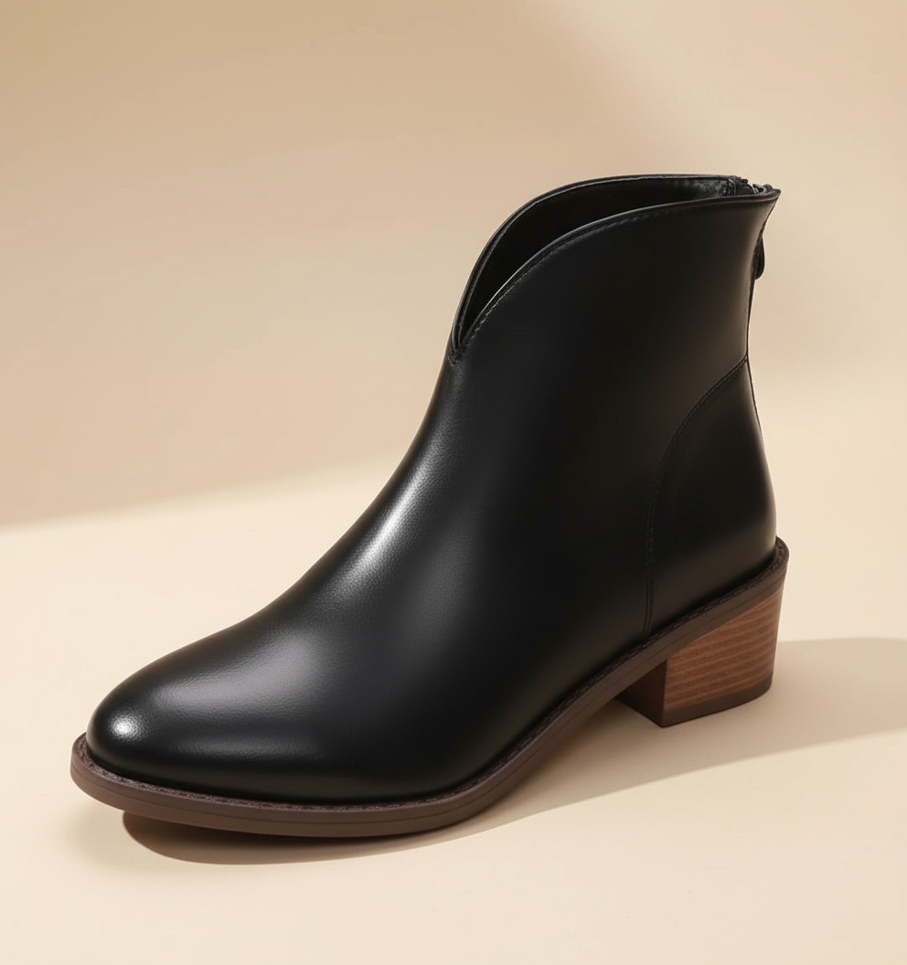 Sadie – Low-Heel Luxury Boots