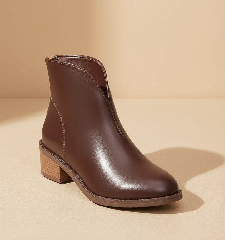 Sadie – Low-Heel Luxury Boots