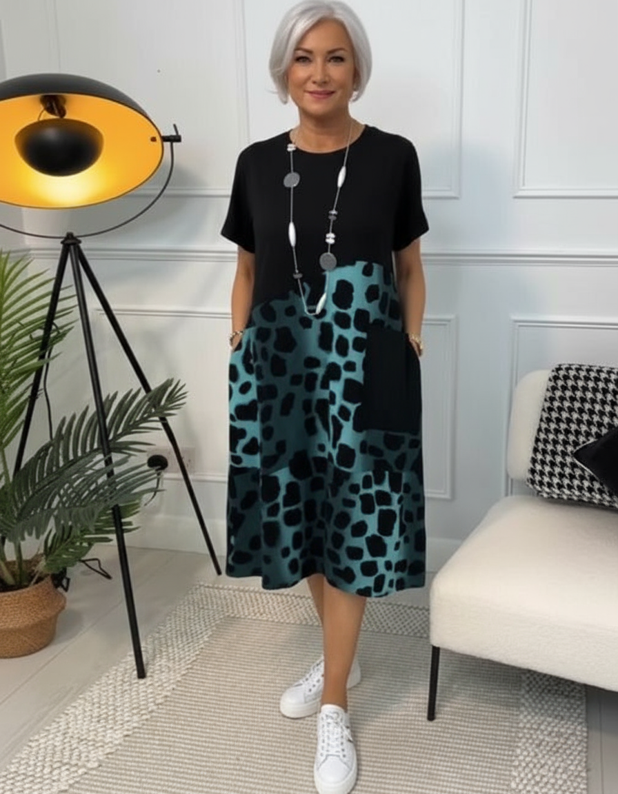 Mira | Comfy & Chic Animal Print Dress