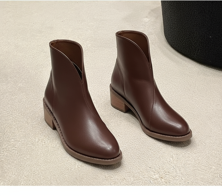 Sadie – Low-Heel Luxury Boots