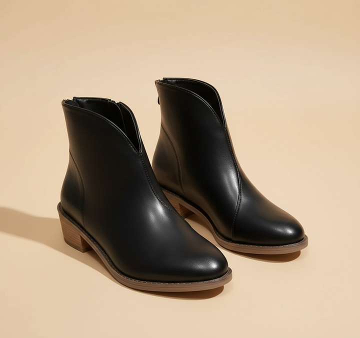 Sadie – Low-Heel Luxury Boots