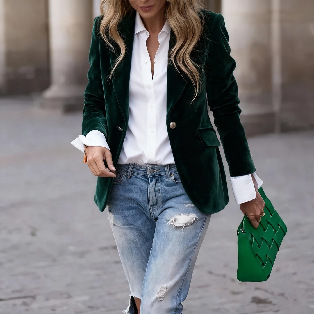 Victoria Velvet Blazer