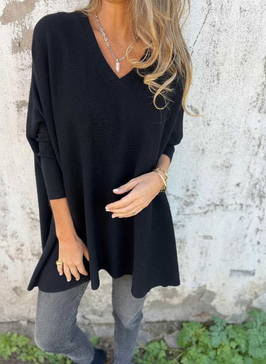 Arlette™ – V-Neck Cashmere Knit